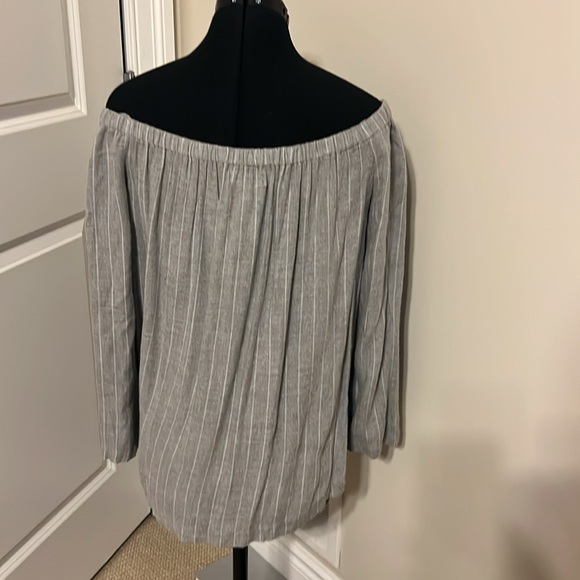 🆕 ANTHROPOLOGIE CLOTH & STONE Blouse Off-The-Shoulder Top - Picture 5 of 10
